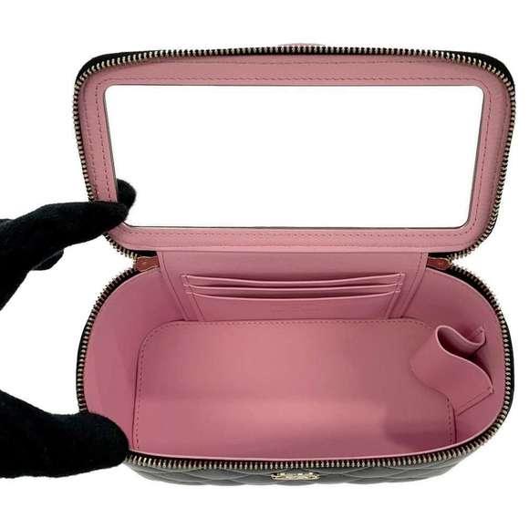 Chanel Top Handle Vanity Chainshoulder #97096C32B - Picture 6 of 11